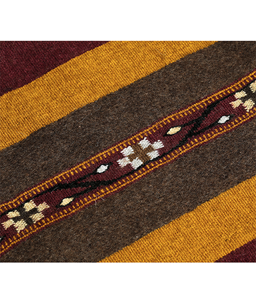 Chocolate Brown Shawl specially design with local handmade craft