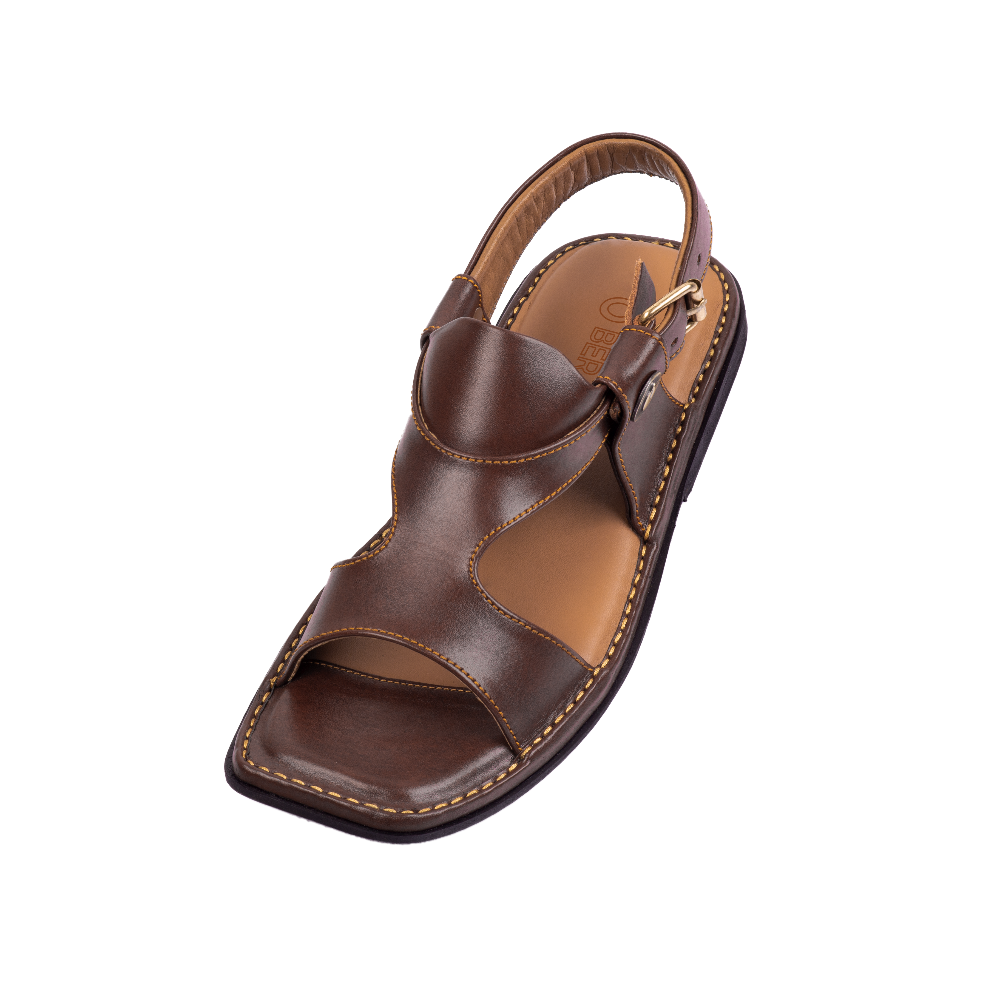 BERA Pure Leather Peshawari Chapel for Men with