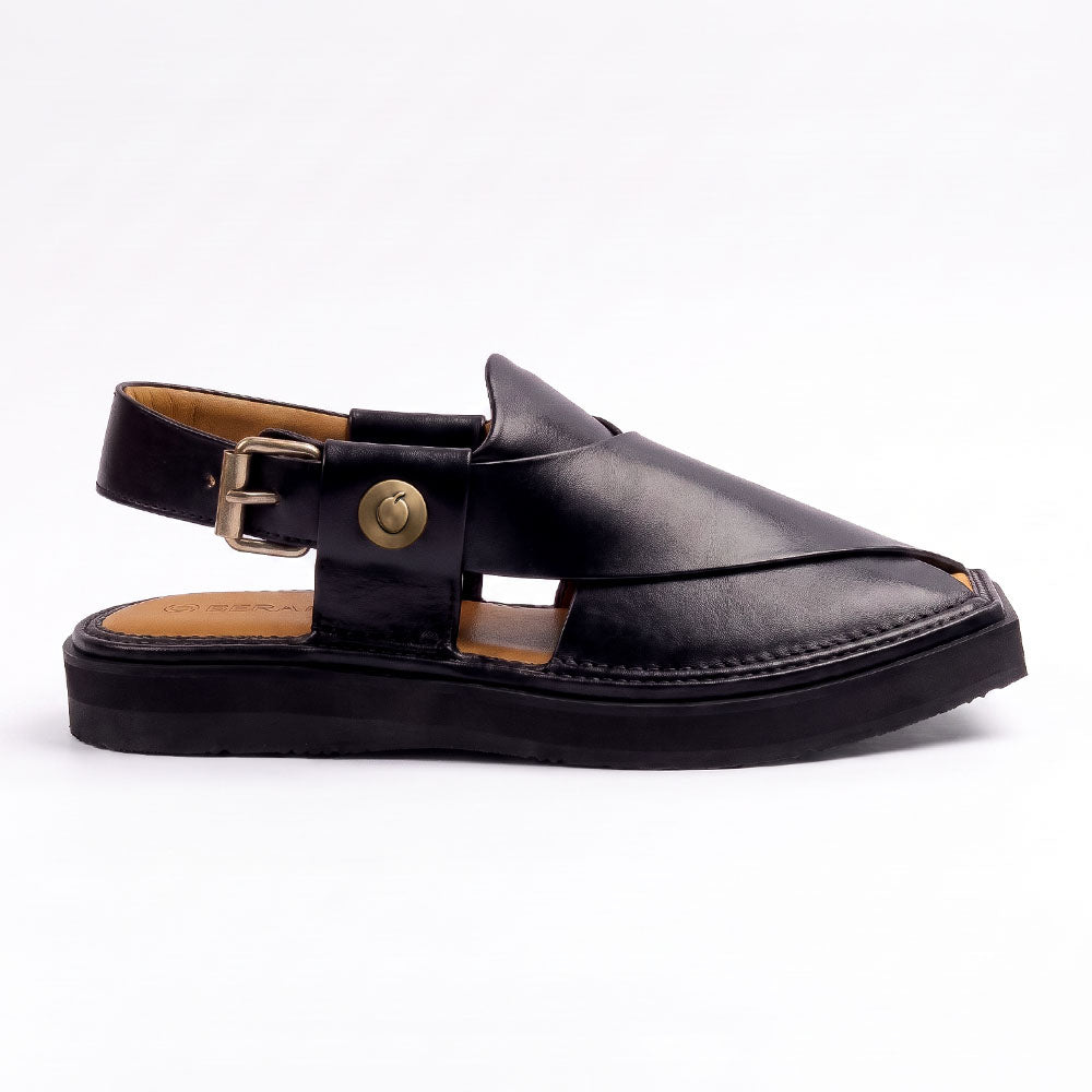 Black Kaptaan Chappal
