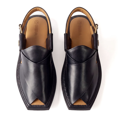Black Kaptaan Chappal