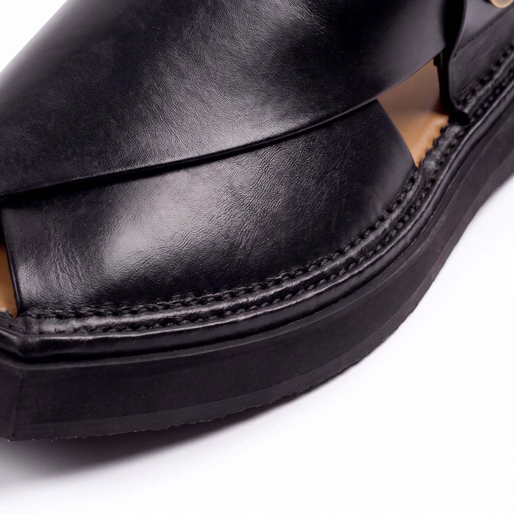 Black Kaptaan Chappal