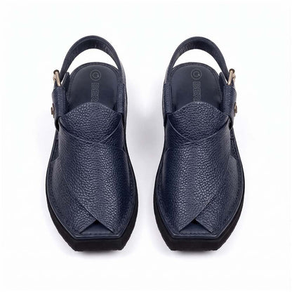Khan Chappal Blue Dot