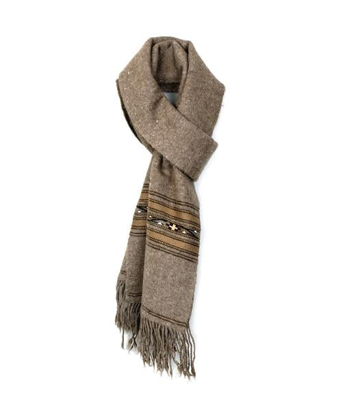  Beautiful Light Brown Scarf 