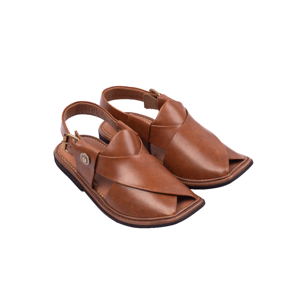 The New Peshawari Chappal is a modern approach to traditional craftsmanship.