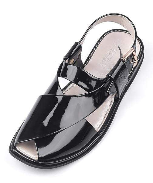 New Black Peshawari Chappals for Ladies