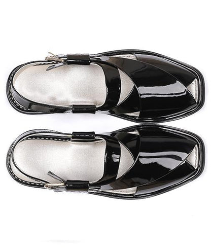 new design Peshawari chappal for ladies black color